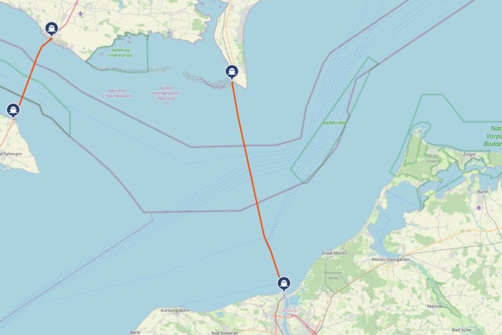 Fähre Rostock nach Kopenhagen von Gedser