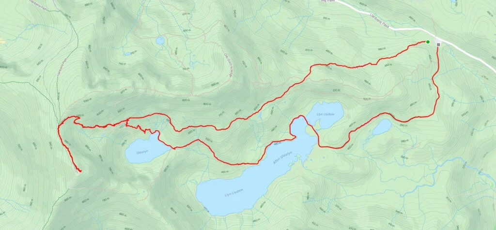 Route Mont Snowdon