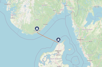 Fähre Hirtshals Kristiansand Karte