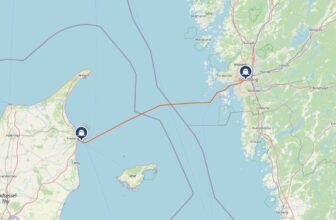 Fähre Frederikshavn Göteborg Karte