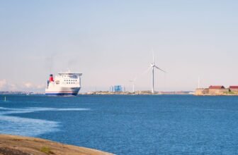 Fähre in Göteborg Hafen