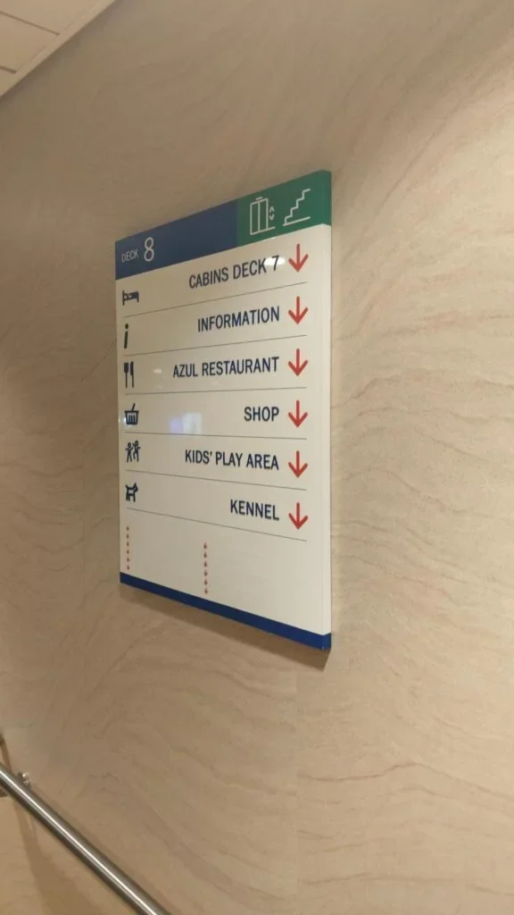 Der Deckplan der Santona