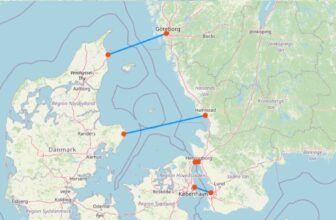 Fähre von Dänemark nach Schweden