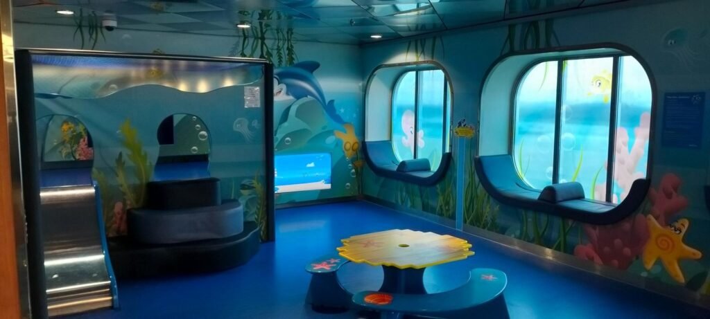 Kinderbereich an Bord