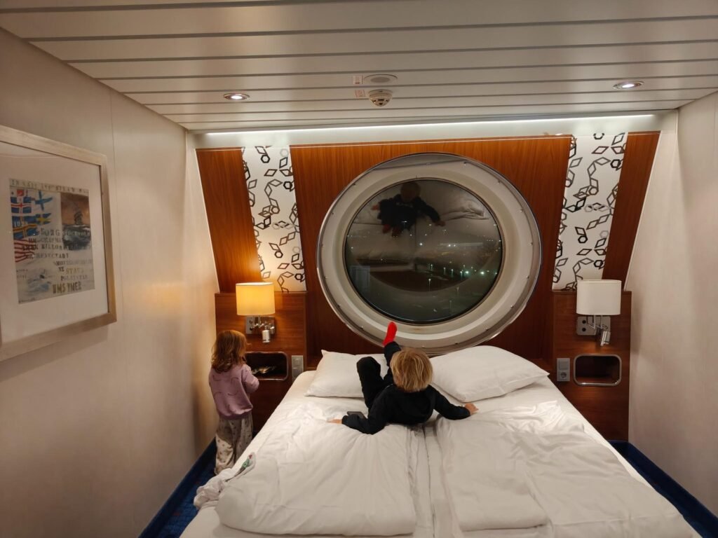 Geräumige Kabine auf einer Stena-Line-Fähre